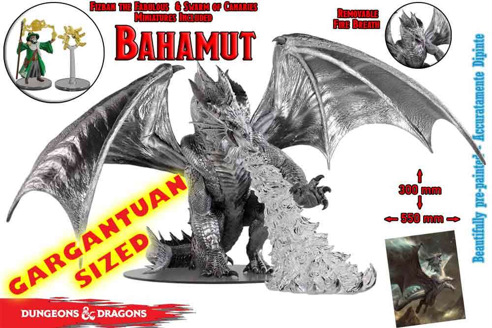 Dungeons & Dragons - Icons of the Realms: Gargantuan Bahamut Boxed Miniature wizkids