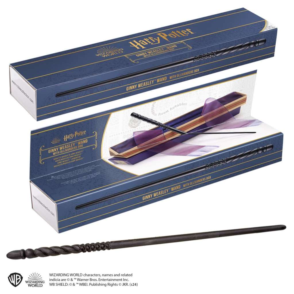 Ginny Weasley Trollstav i Ollivanders Box noble collections