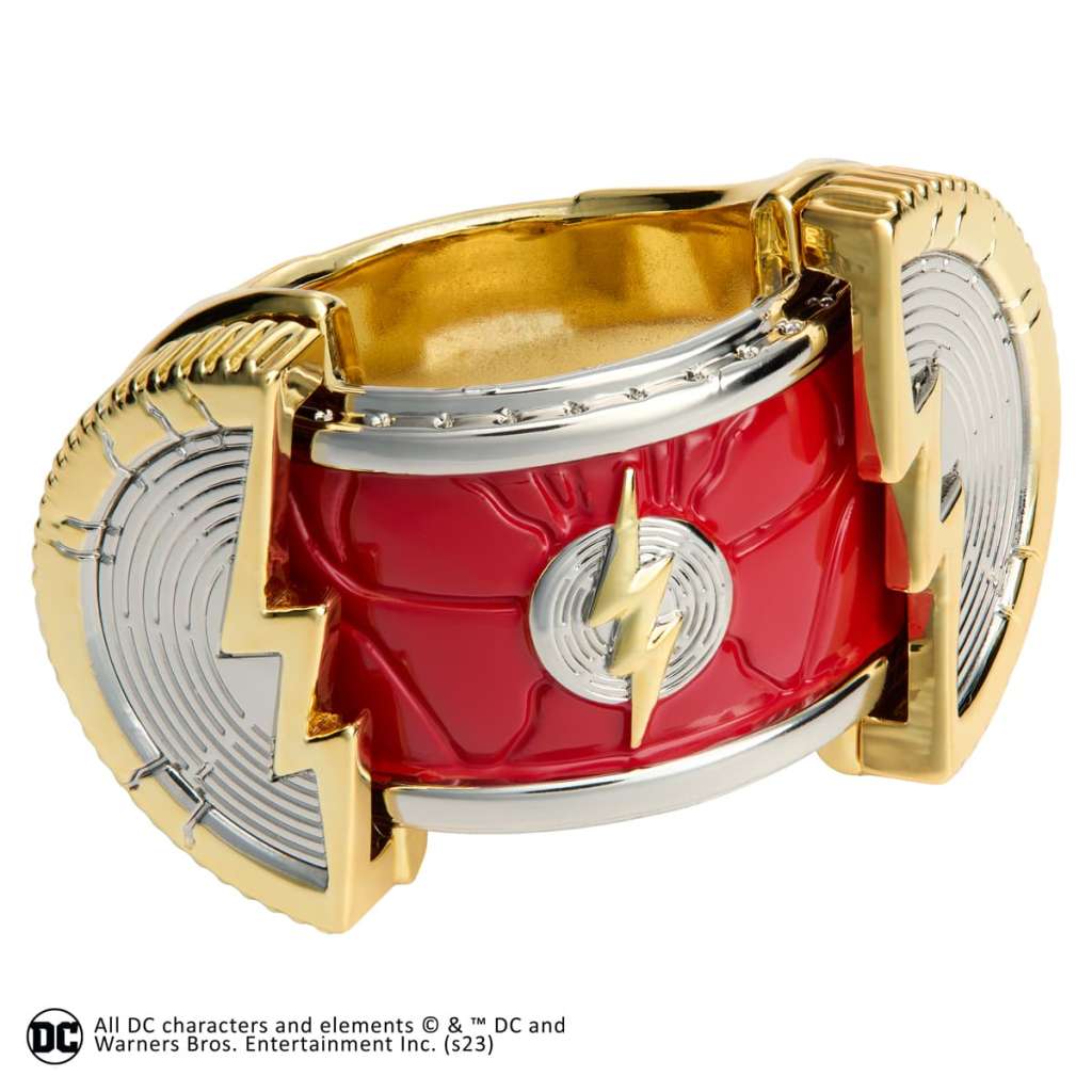 DC Flash Film Prop Replica Ring med Display noble collections