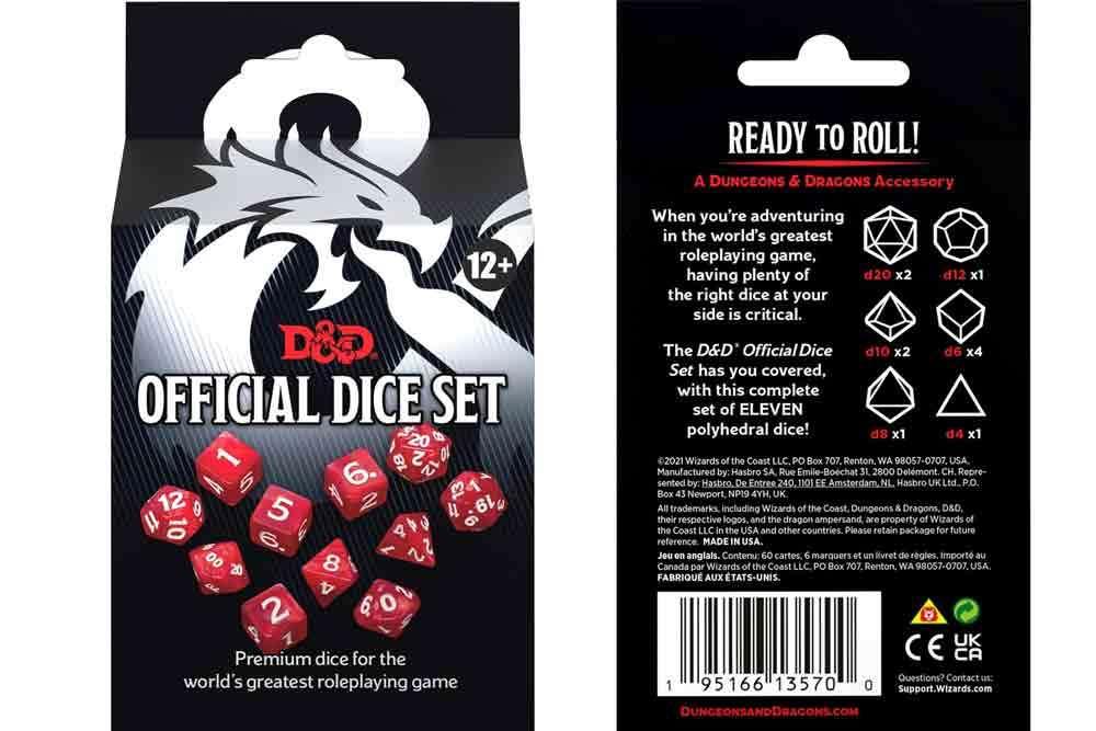 Dungeons & Dragons - Officiellt Tärningsset - Robotto