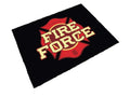 FIRE FORCE 60X40CM LOGO BLACK DOORMAT