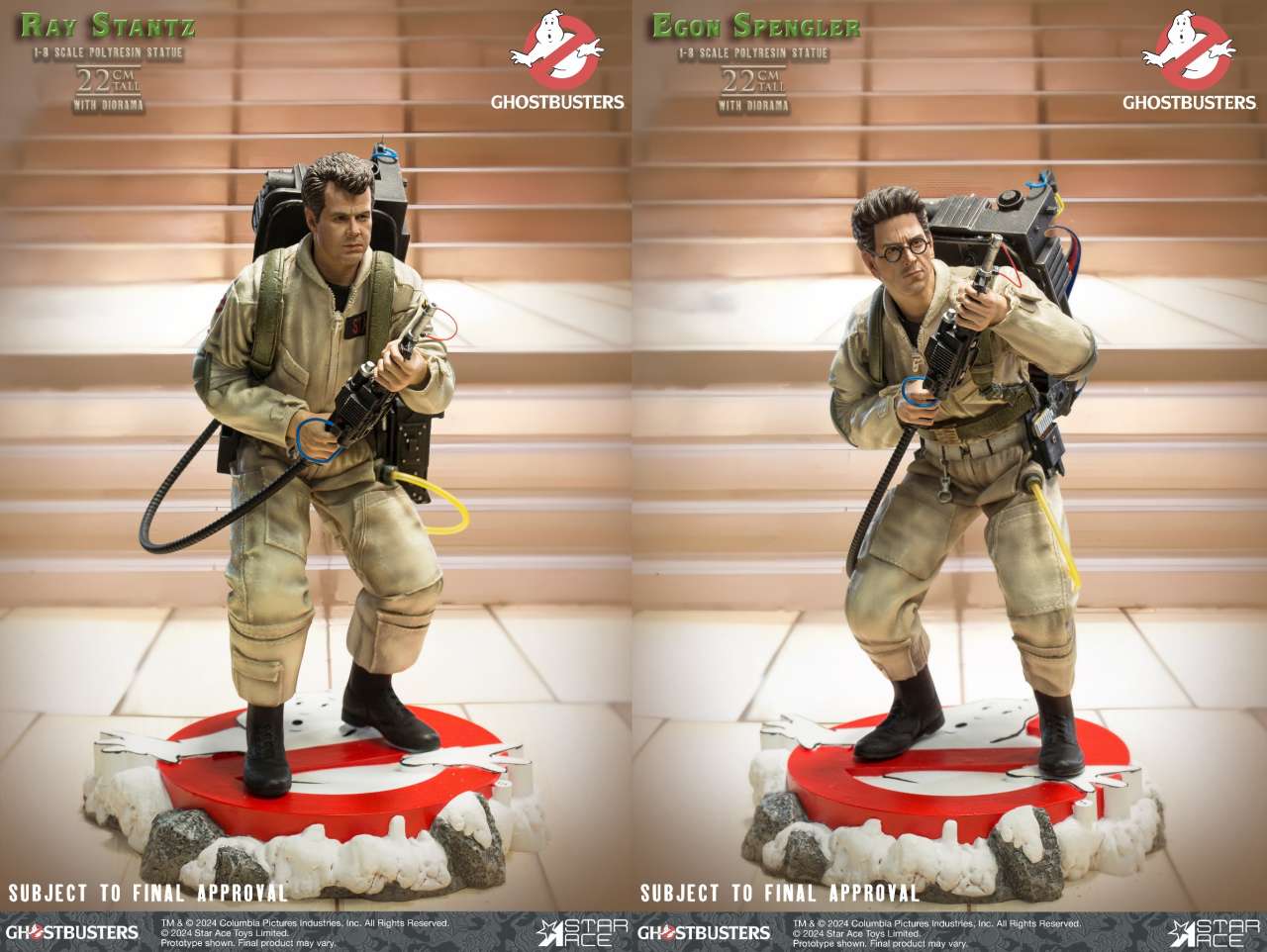 Ghostbusters Egon & Ray Twin Pack 1/8 Polyresin Statue star ace