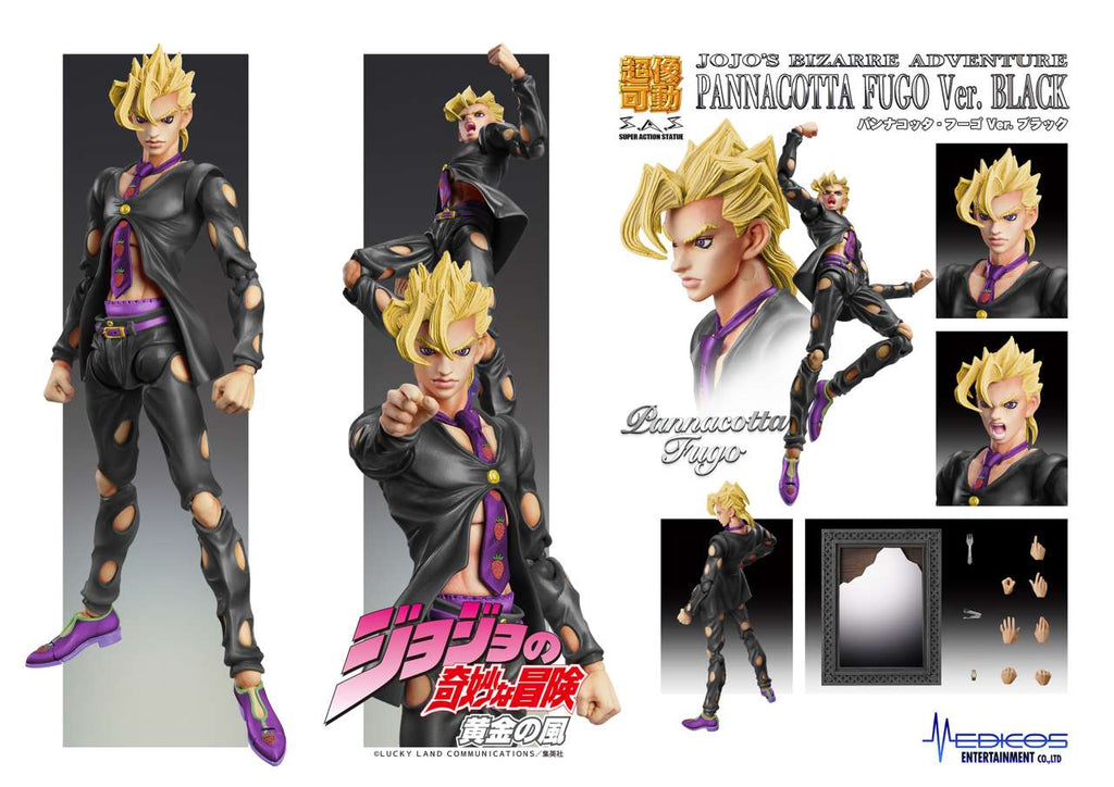 Jojo's Bizarre Adventure Part 5 Pannacotta Black Chozokado Figur medicos