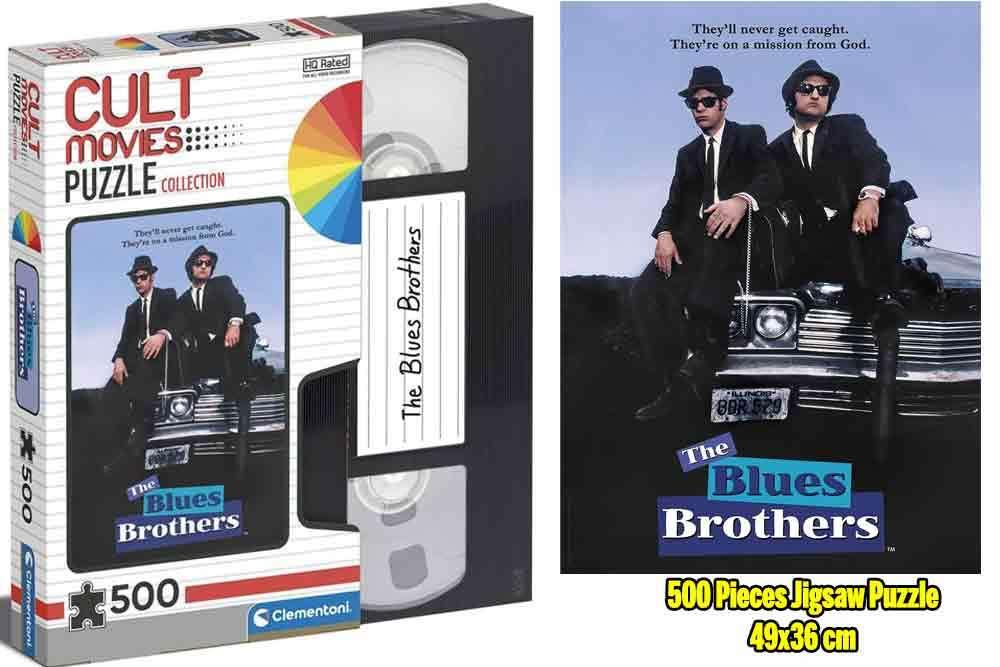 Cult Movies Pussel Collection - The Blues Brothers 500 Pcs - Robotto