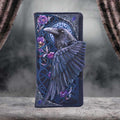 Ravens flight black wing floral embossed Plånbok - Robotto