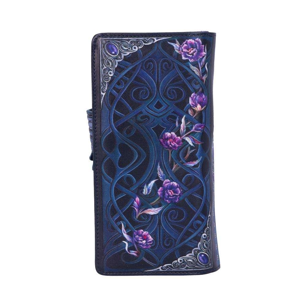Ravens flight black wing floral embossed Plånbok - Robotto