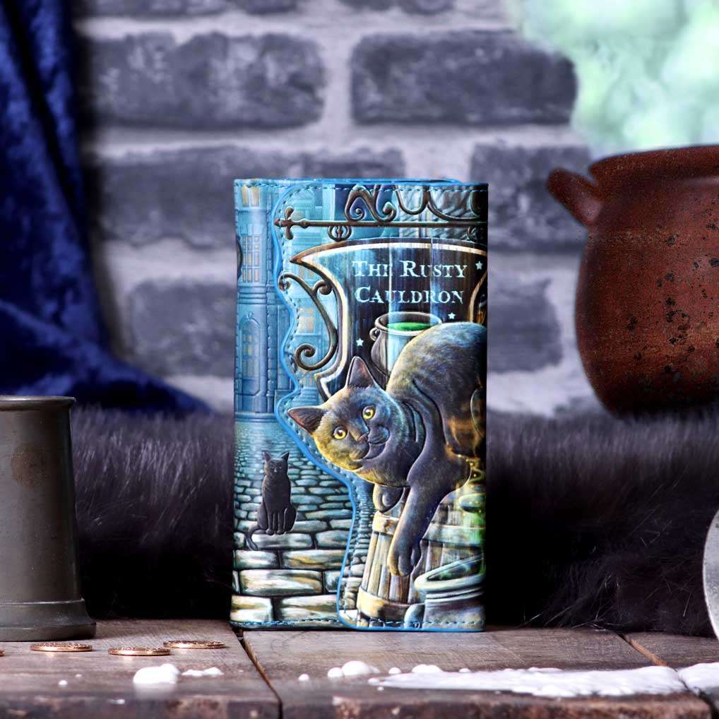 Lisa Parker Rostig Kittel Präglad Plånbok nemesis now