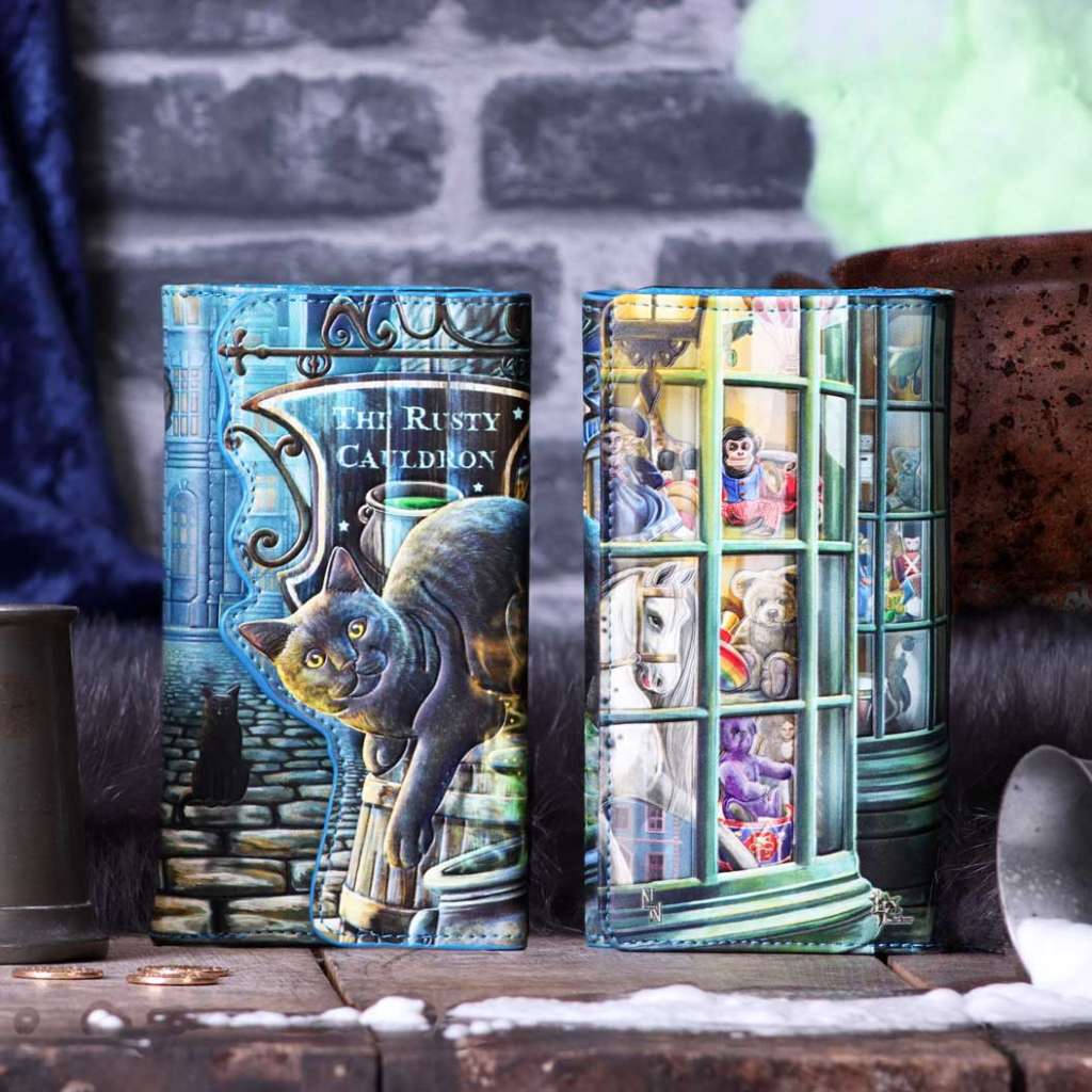 Lisa Parker Rostig Kittel Präglad Plånbok nemesis now