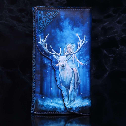 Anne Stokes Fantasy Forest Elven Queen och Stag Prägling Plånbok - Robotto