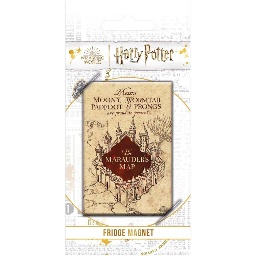 Harry Potter Marauders Map Kylskåpsmagnet pyramid international