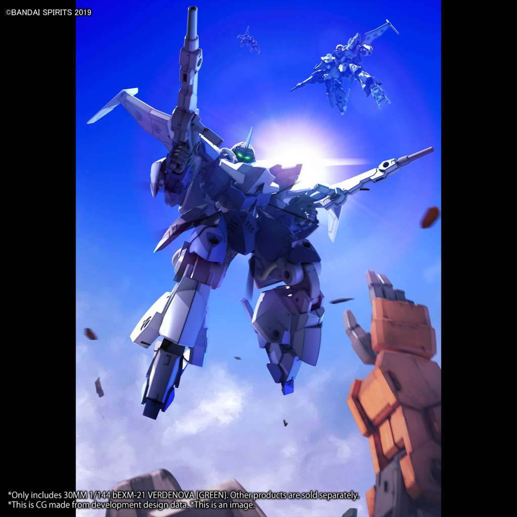 30mm Bexm-21 Verdenova Green 1/144 - Samlarfigur bandai model kit gunpla