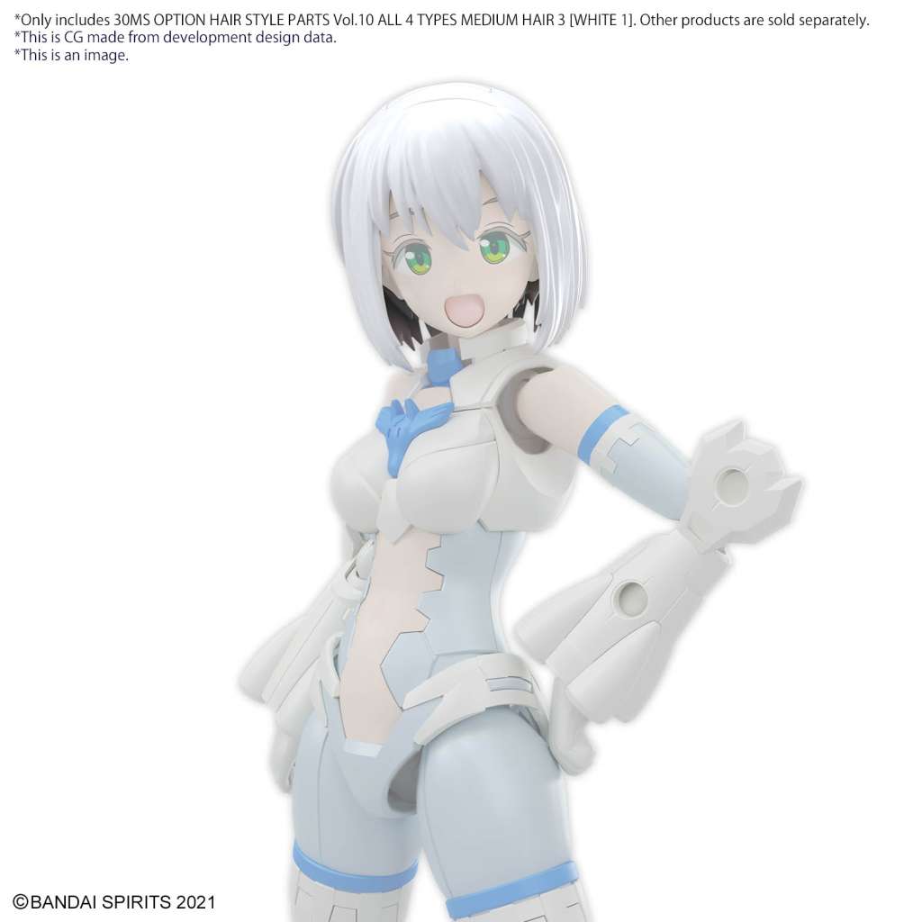 30ms Option Hair Style Parts Vol 10 - Alla 4 Typer bandai model kit gunpla