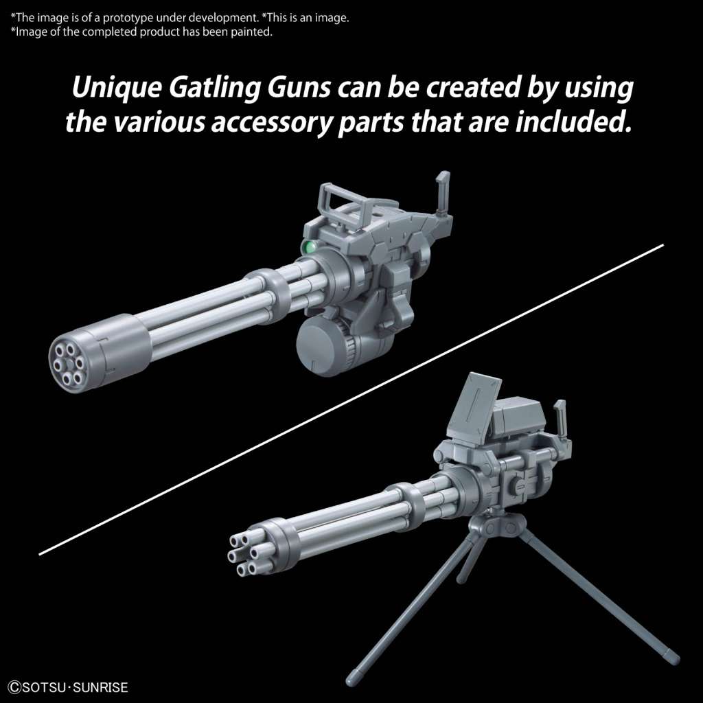 Option Parts Set Gunpla 09 Giant Gatling bandai model kit gunpla