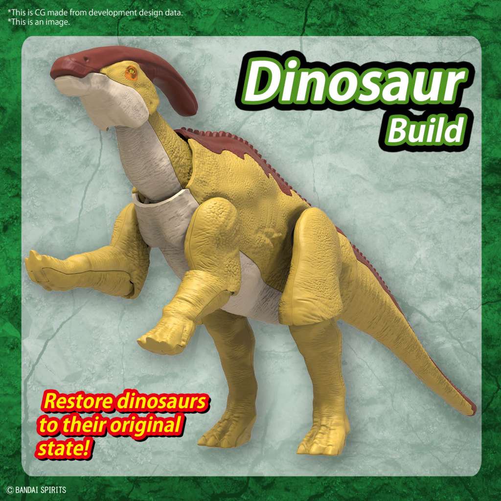 Plannosaurus Parasaurolophus - Färgglad Dinosauriefigur bandai model kit gunpla