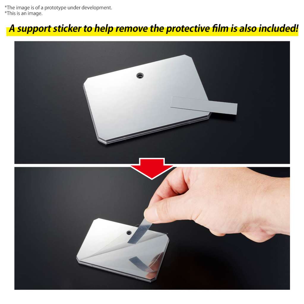 Action Base 6 klara spegelklistermärken set bandai model kit gunpla