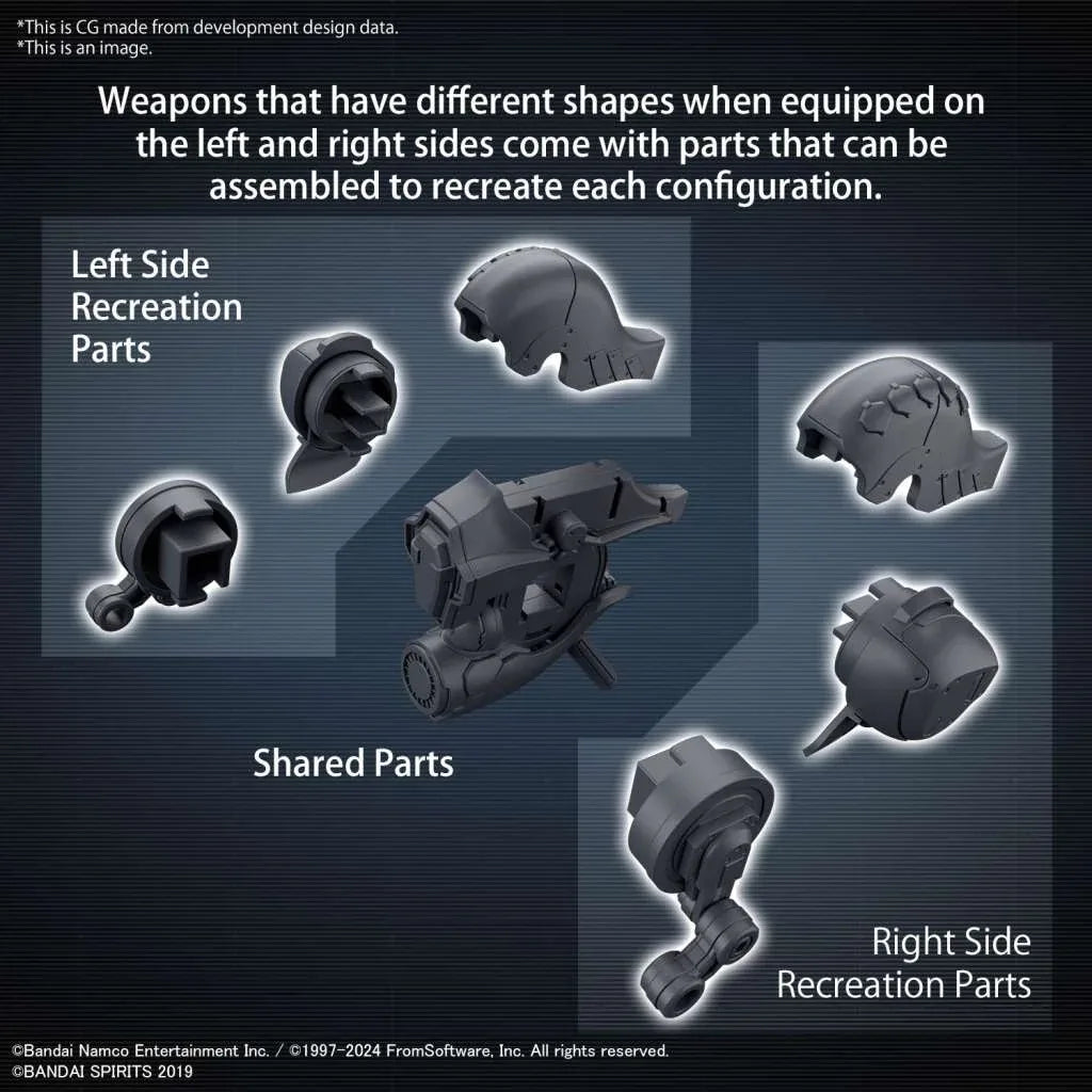 30mm Option Parts Set Armored Core VI Weapon Set 01 - Robotto