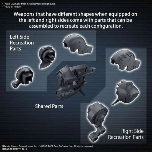 30mm Option Parts Set Armored Core VI Weapon Set 01 - Robotto