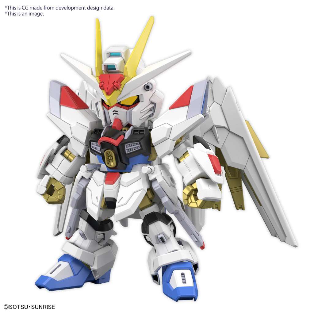 SD Cross Silhouette Gundam Mighty Strike Freedom Figur bandai model kit gunpla