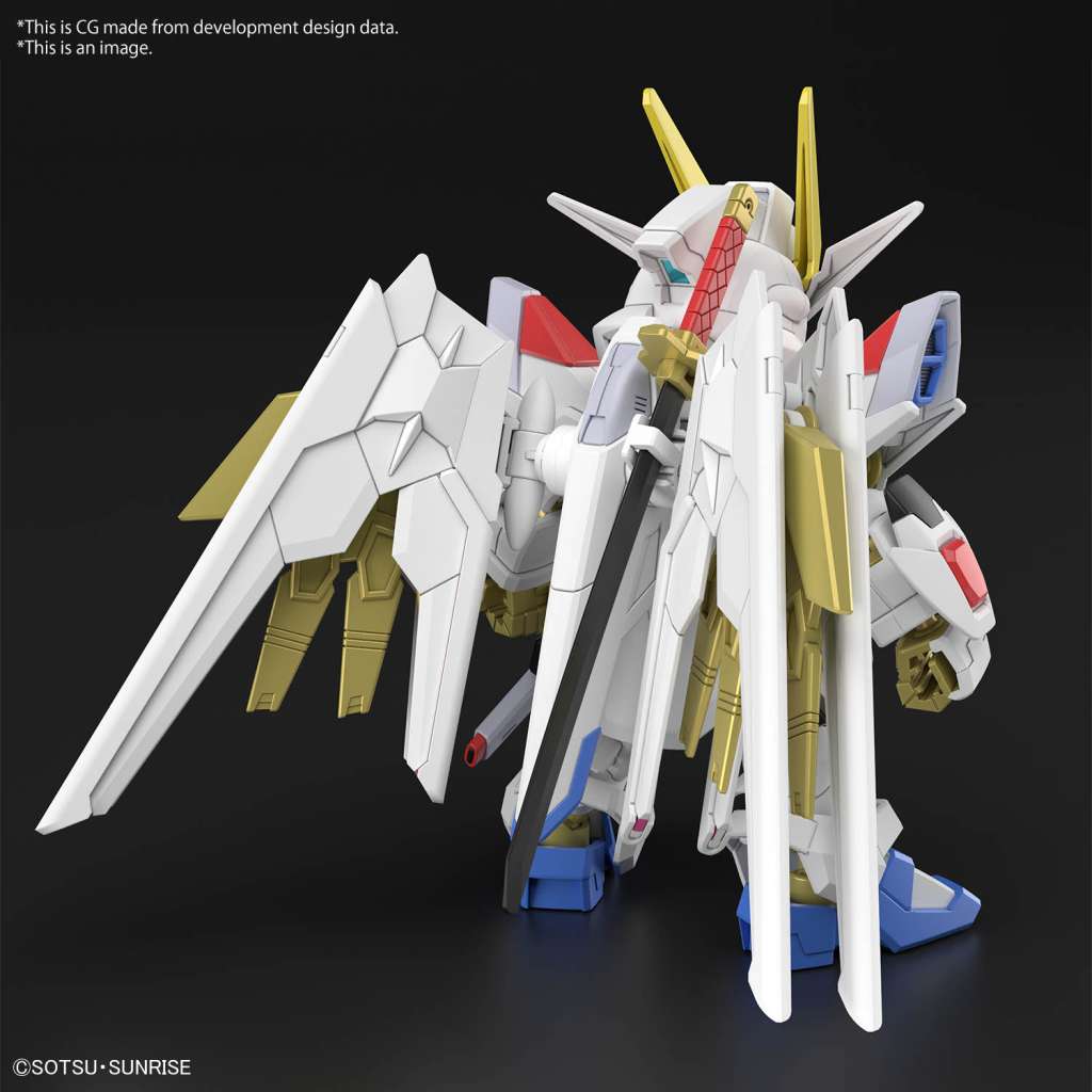 SD Cross Silhouette Gundam Mighty Strike Freedom Figur bandai model kit gunpla