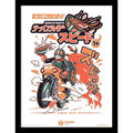ILUSTRATA RAMEN RIDER COLLECTOR PRINT FRAMED