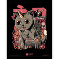ILUSTRATA CATZILLA COLLECTOR PRINT FRAMED