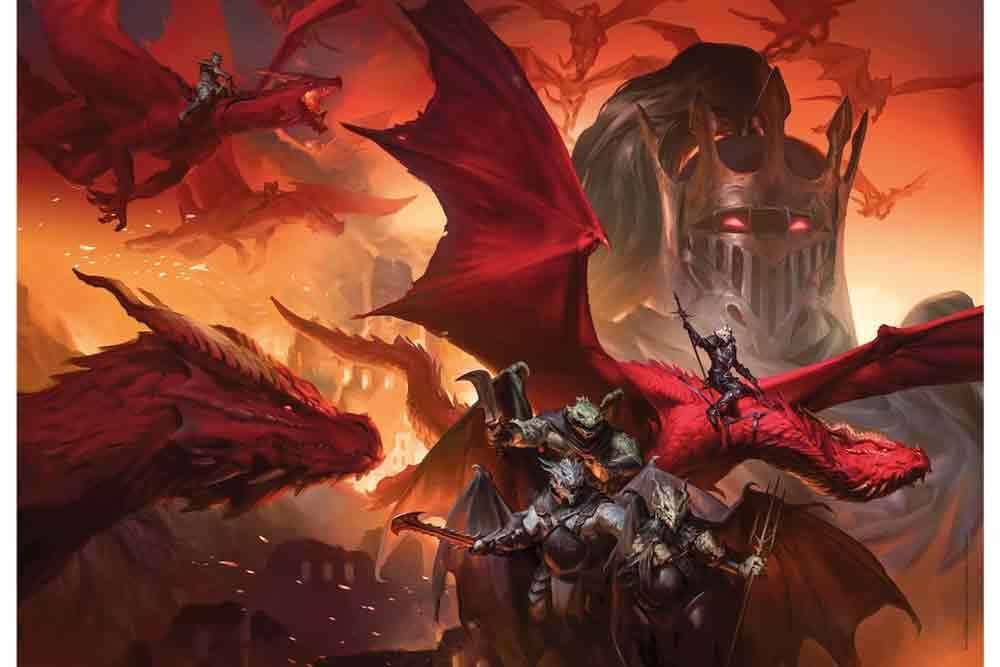 Dungeons & Dragons Pussel Samling - Dragonlance: Shadow of the Dragon Queen - 1000 Bitars Jigsaw Pussel - Robotto