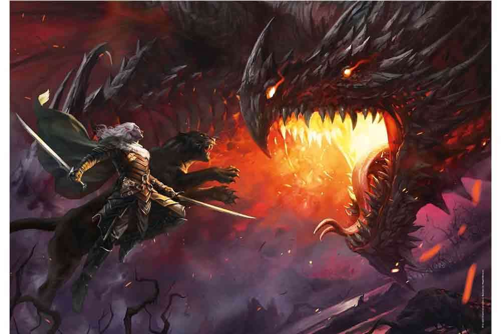 Dungeons & Dragons Puzzle Collection - Drizzt Do'Urden - Jigsaw Puzzle 1000 Pcs clementoni