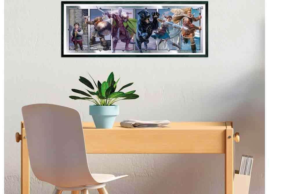 Dungeons & Dragons Puzzle Collection - Companions of the Hall - Panorama Jigsaw Puzzle 1000 Pcs - Robotto
