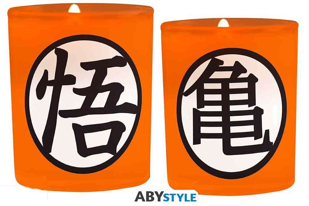 Kärleksfull Dragon Ball Kame Symbol Sojak candle i glasburk abystyle studio