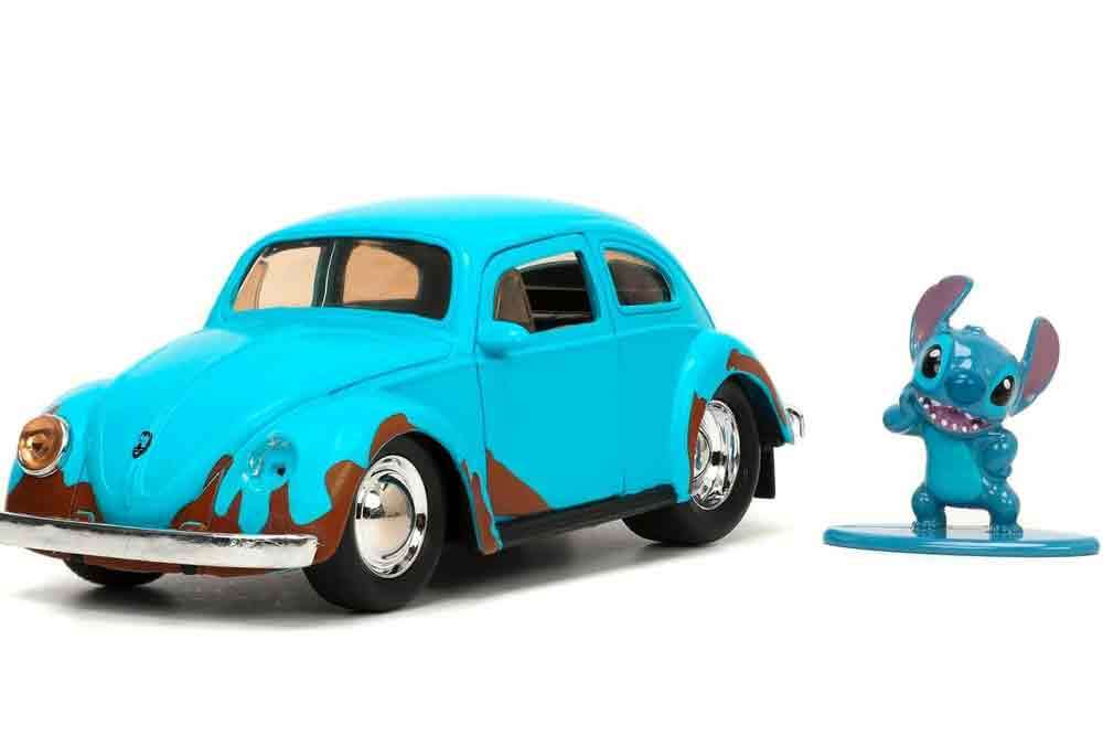 Lilo & Stitch - 1959 Volkswagen Beetle med Stitch - 1:32 Die-Cast Modell jada toys