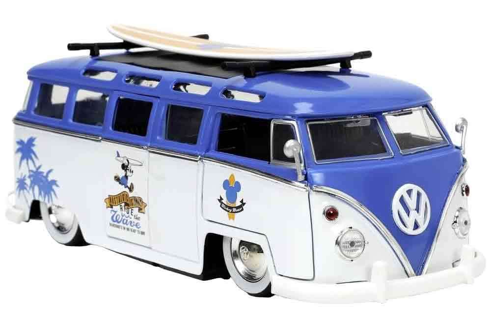 Mickey Mouse Volkswagen T1 Buss 1967 - Die-Cast Modell 1:24 jada toys