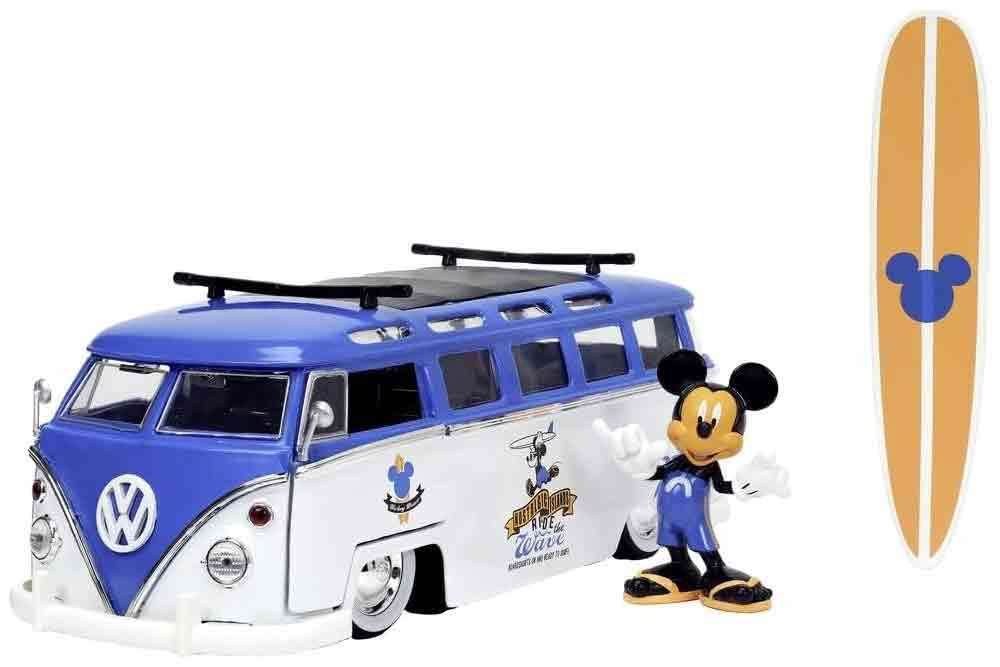 Mickey Mouse Volkswagen T1 Buss 1967 - Die-Cast Modell 1:24 jada toys