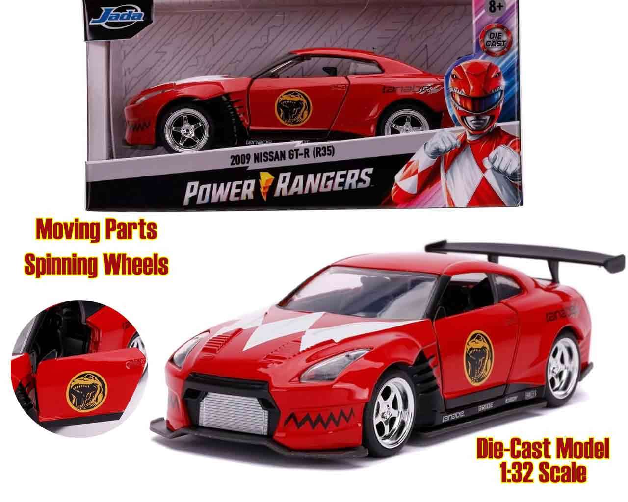 Power Rangers - 2009 Nissan GT-R (R35) - 1:32 Die-Cast Modell jada toys