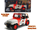 Jurassic Park 1992 Jeep Wrangler YJ Sahara 1:24 Die-Cast Modell jada toys