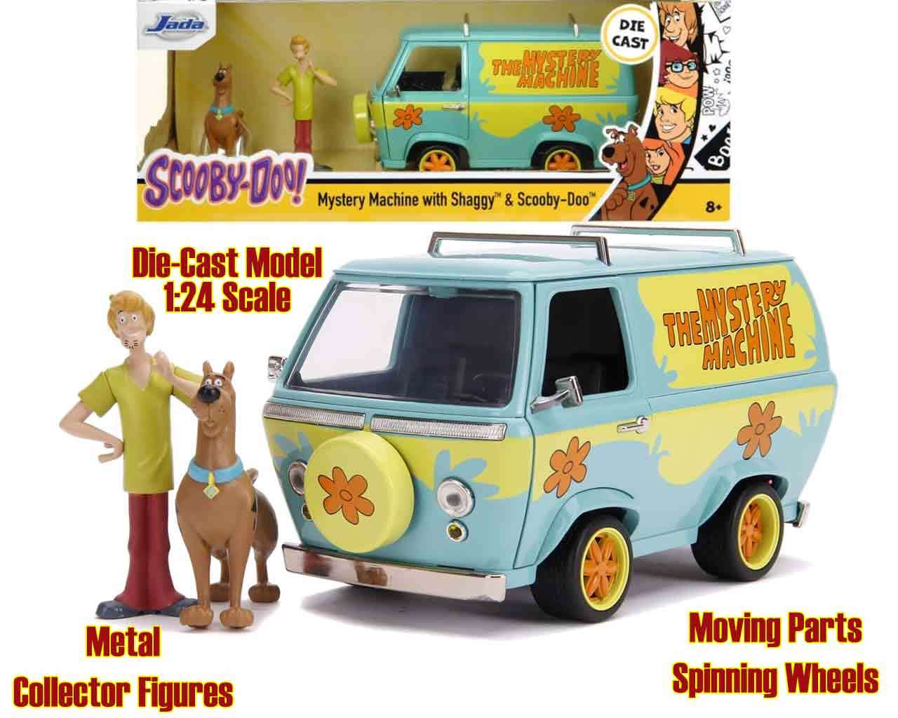 Scooby Doo - Mysterie Maskin med Shaggy & Scooby - 1:24 Die-cast Modell jada toys