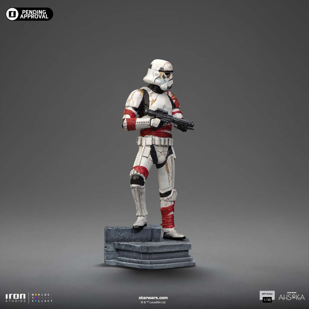 Star Wars Ahsoka Night Trooper 1/10 Staty iron studios