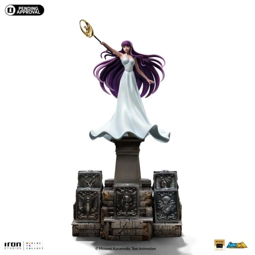 Saint Seiya Saori Kiddo Athena 1/10 Statue iron studios