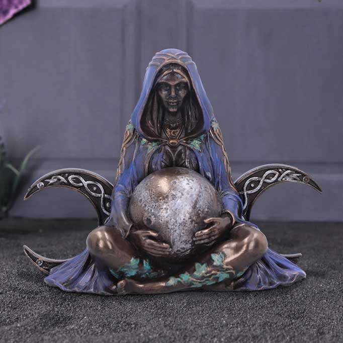 Mini Tri-måne Gudinna Konst Figur nemesis now