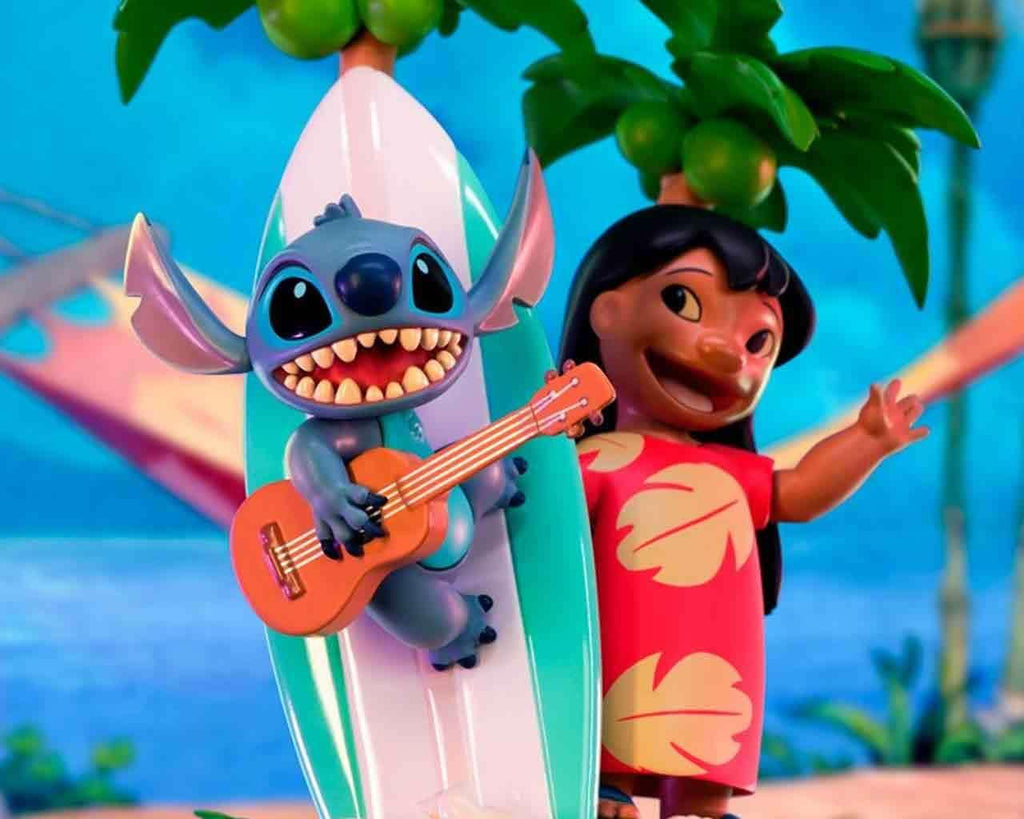 Disney Lilo & Stitch Surfboard Super Figur 1/10 PVC - Robotto