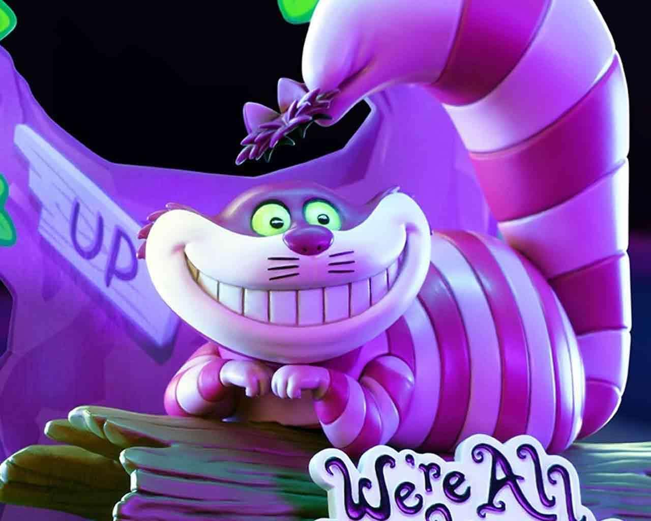 Disney's Alice i Underlandet: Cheshire Cat PVC Figur 1:10 - Robotto
