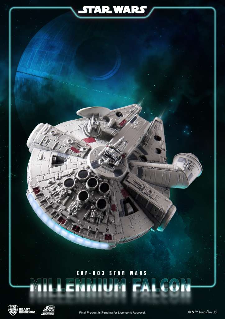 Star Wars Millennium Falcon Flygande Modell beast kingdom