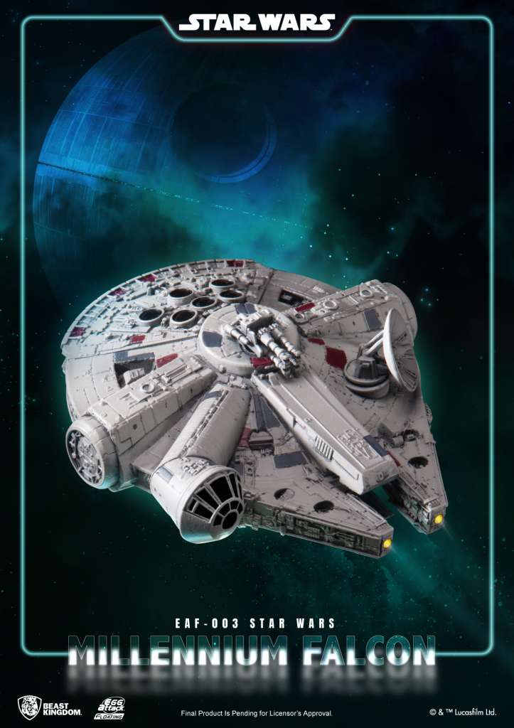 Star Wars Millennium Falcon Flygande Modell beast kingdom