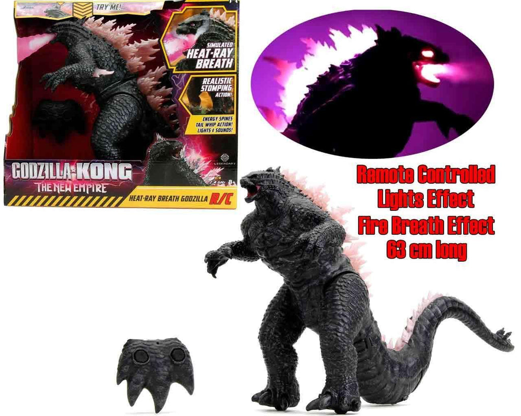 Godzilla vs Kong - The New Empire: Fjärrkontroll 1:12 Heat-Ray Breath Godzilla Figur - Robotto