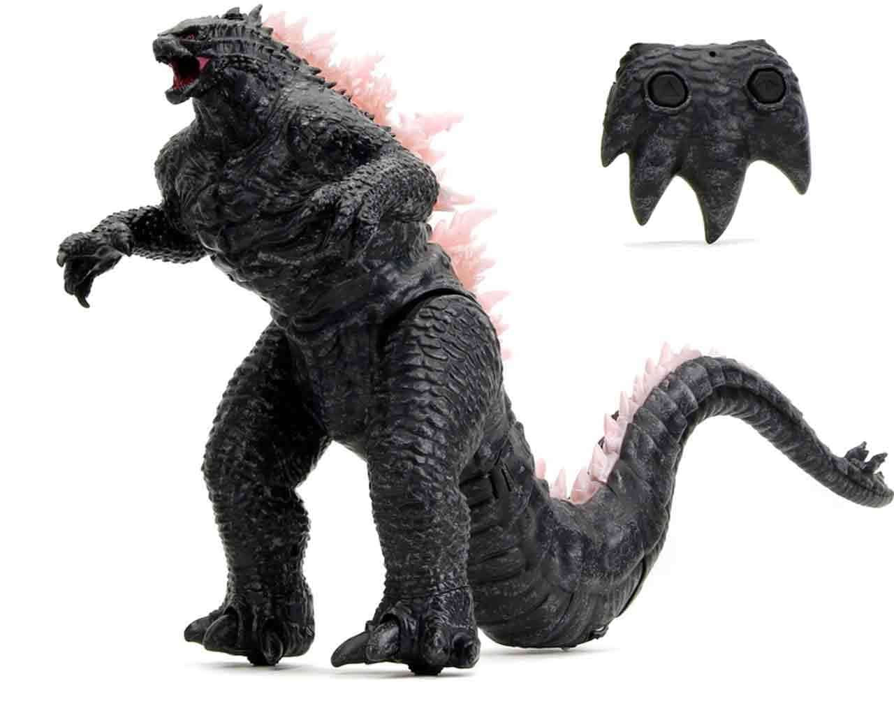 Godzilla vs Kong - The New Empire: Fjärrkontroll 1:12 Heat-Ray Breath Godzilla Figur jada toys