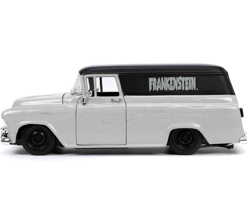 Universal Monsters 1957 Chevy Suburban med Frankenstein - 1:24 Die-Cast Modell jada toys