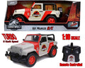 Jurassic Park 1992 Jeep Wrangler YJ Sahara 1:16 RC jada toys
