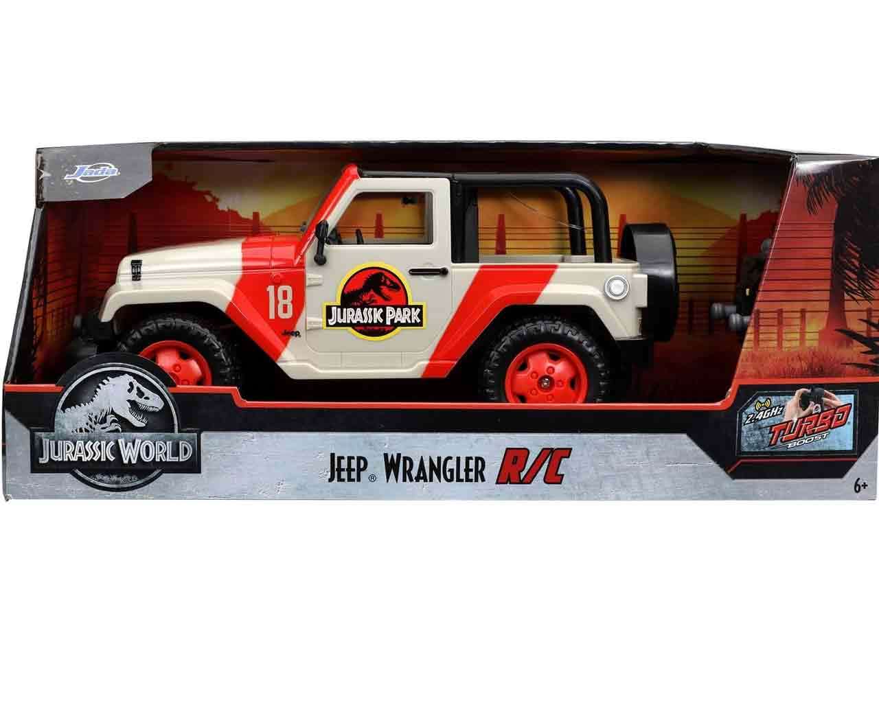 Jurassic Park 1992 Jeep Wrangler YJ Sahara 1:16 RC jada toys