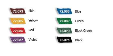 Game Color Set 72296 - Färginstrument för Spel vallejo