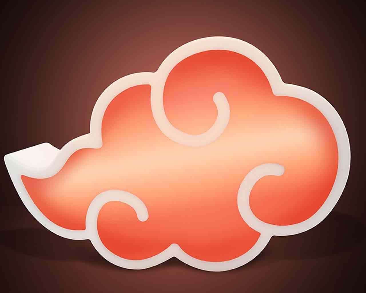 Naruto Shippuden Akatsuki Cloud - Skrivbordslampa abystyle studio