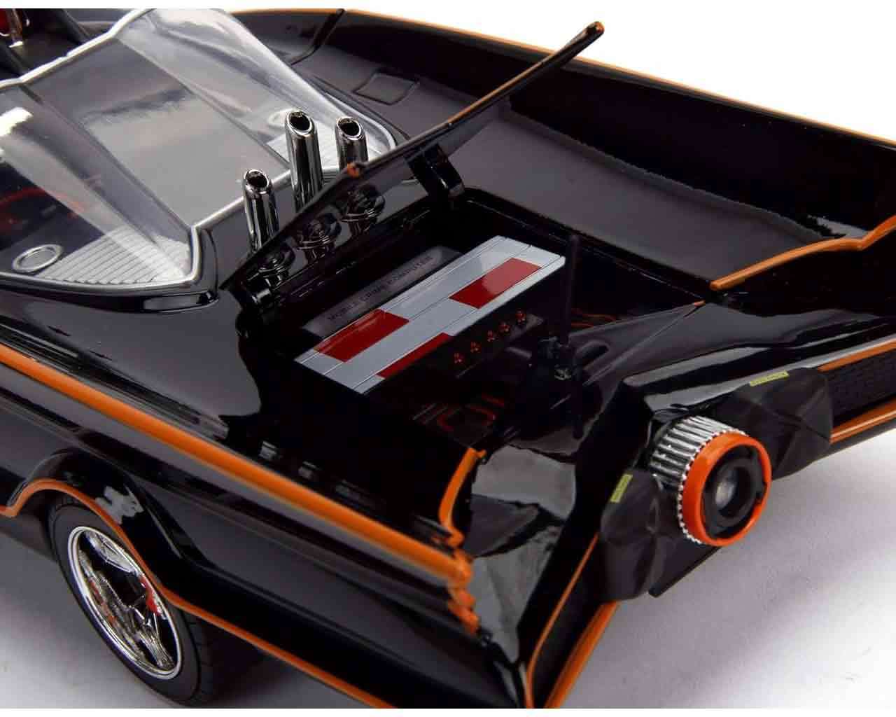 Batman 1966 - Batmobil med Batman & Robin - 1:18 Die-Cast Modell med Ljus - Limited Edition jada toys